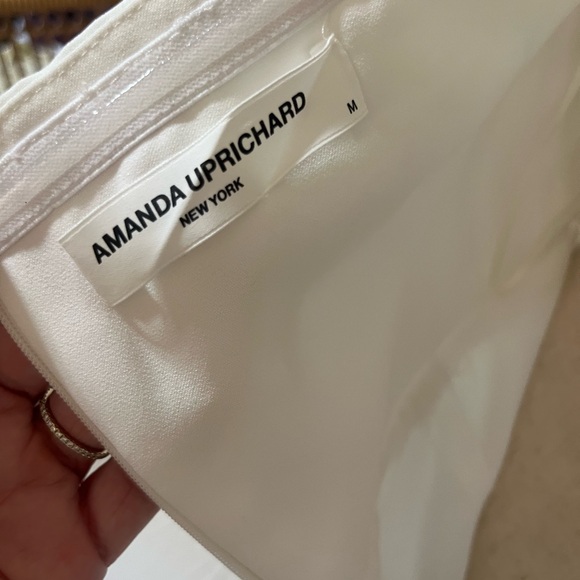 Amanda Uprichard Mezcal Cross Front Halter Mini Dress - Picture 5 of 7